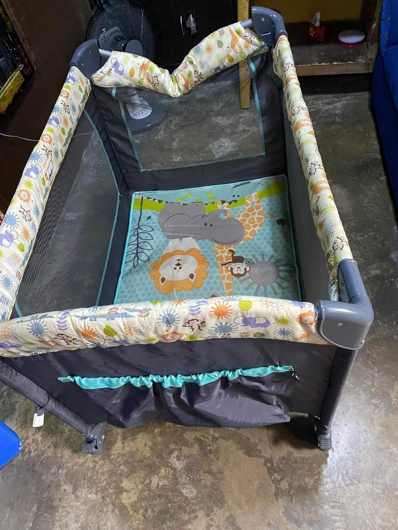 Apruva 2&1 Playpen Crib, Babies & Kids, Baby Nursery & Kids Furniture