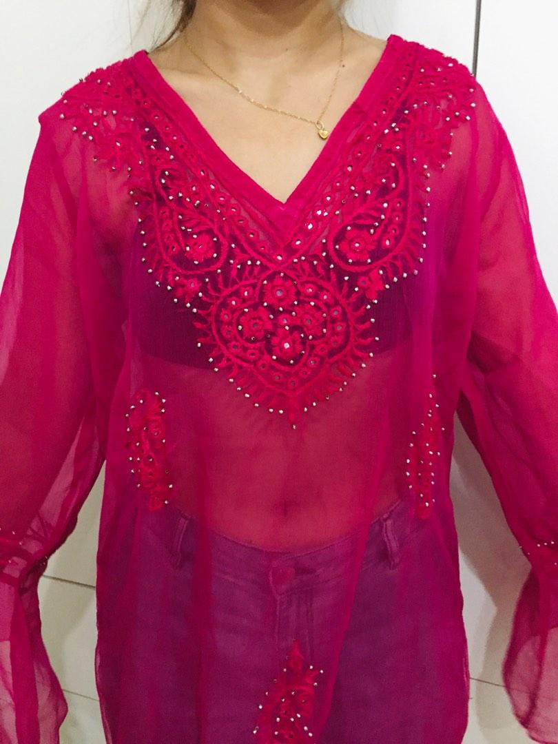 Arabic Pink Dress, Women's Fashion, Dresses & Sets, Dresses on Carousell