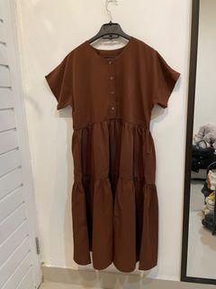 ATS the label brown dress