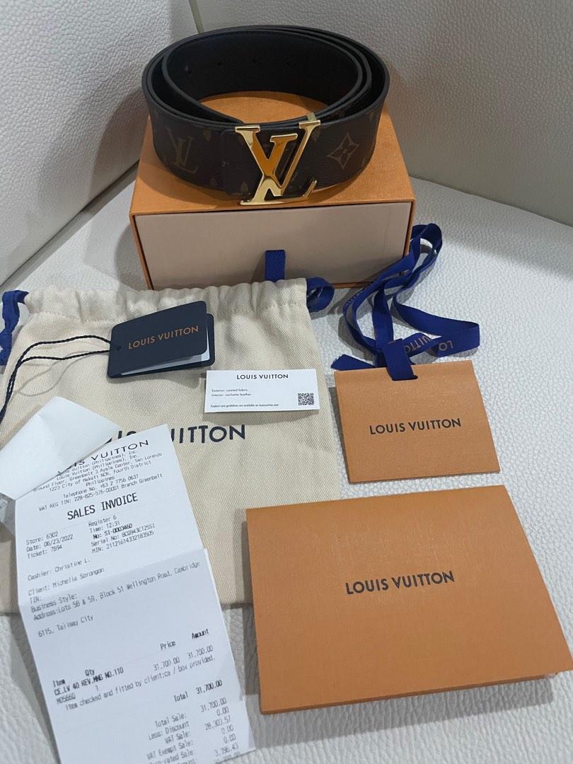 Authentic LOUIS VUITTON Macassar Monogram reversible belt size 40 (Category: Luxury Accessories) located in Bacolod City. Submitted by houseoflouvre (Listing ID 1193331204, Image 2). Description: Authentic LOUIS VUITTON belt Complete inclusion .