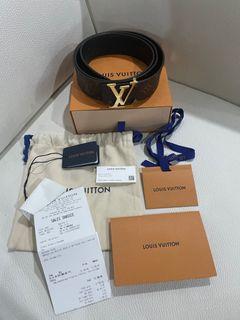 Louis Vuitton pyramid monogram reversible men belt size 38 EU 95
