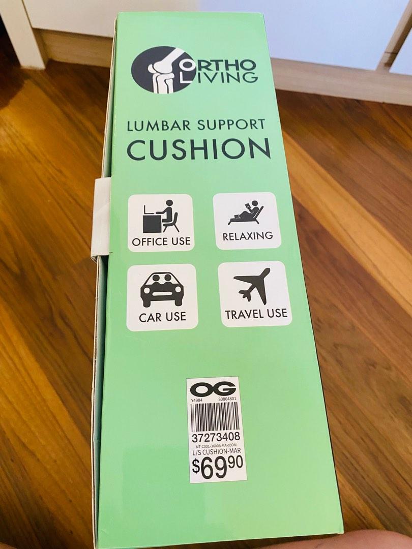 Back support Cushion, Health & Nutrition, Massage Devices on Carousell