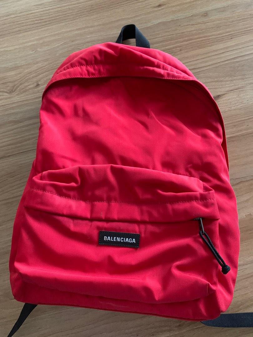 Balenciaga red backpack hotsell