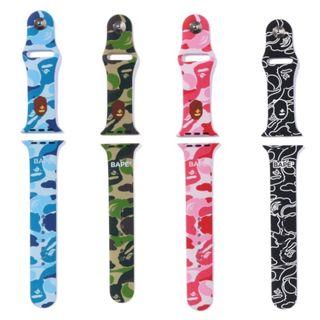 [Instock] Bape Abc Camo Neon Camo Apple Watch Band Strap