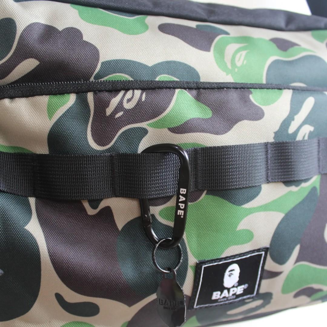 Bape Green Camo Shoulder Bag : 2021 A/W Collection Authentic