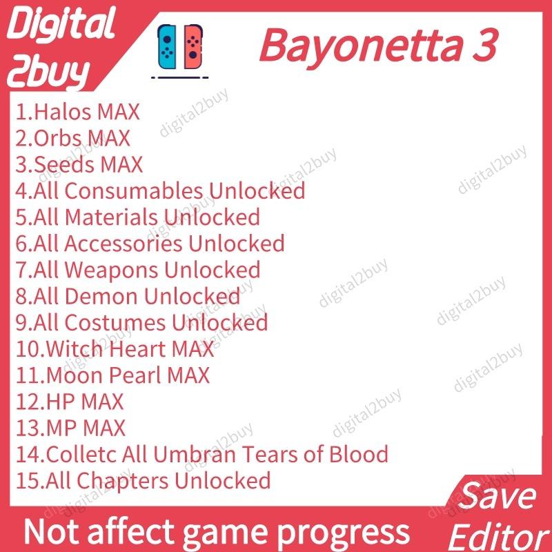 3 Save Editor Save Modding 3, Video Gaming, Video Games, Nintendo on Carousell