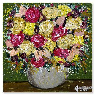 Beautiful Flower on Vase - Janelle Marahay