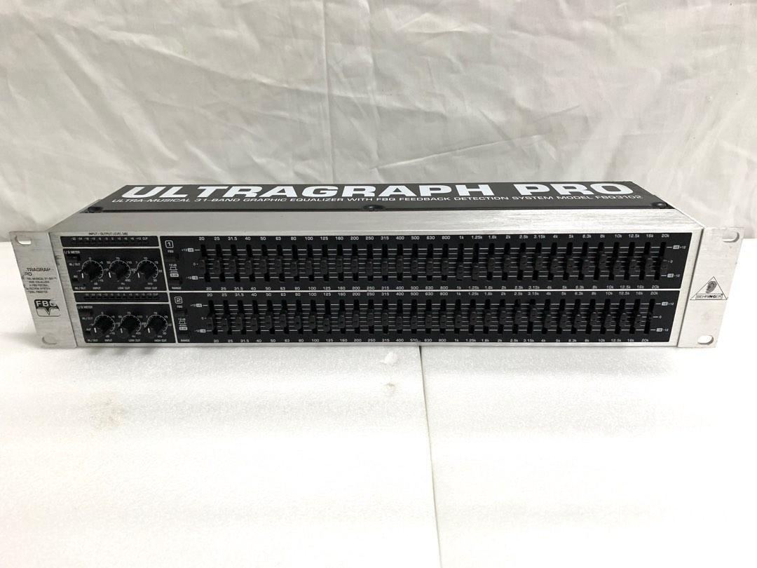 Behringer FBQ3102 Ultragraph Pro 31 Band Stereo Graphic Equalizer 均衡器