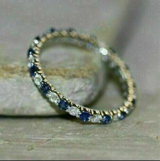Blue Sapphire Band Ring.pre order