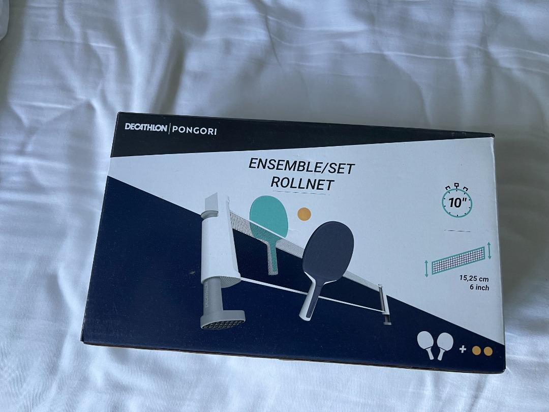 BNIB Portable Table tennis net racket bat ball set by Decathlon, Sports ...