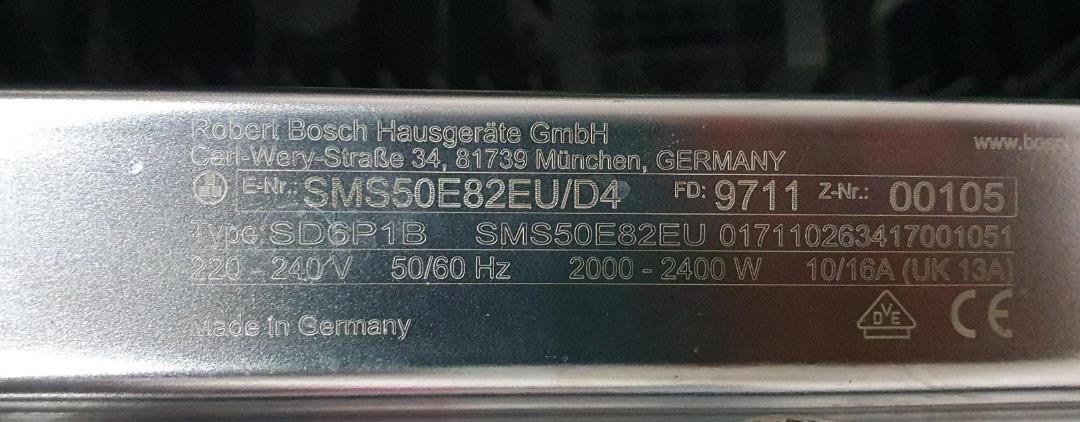 Bosch discount dishwasher sd6p1b