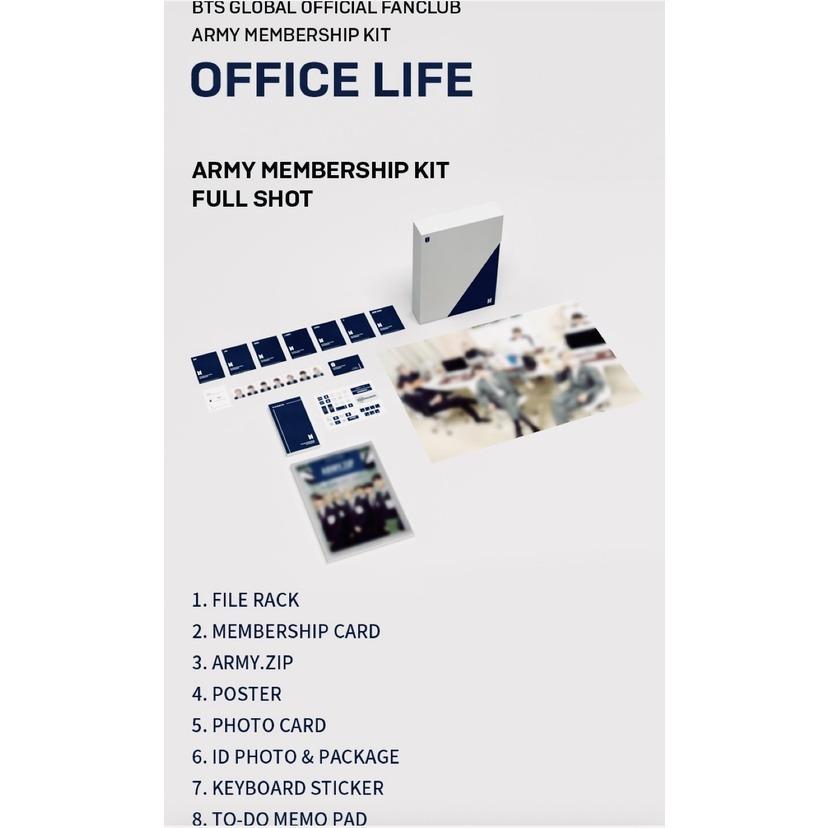 BTS 8th ARMY Membership Kit 防彈第8期會員禮, 興趣及遊戲, 收藏品及