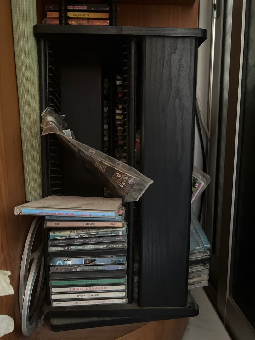 CD Rack and cds, Hobbies & Toys, Music & Media, CDs & DVDs on Carousell