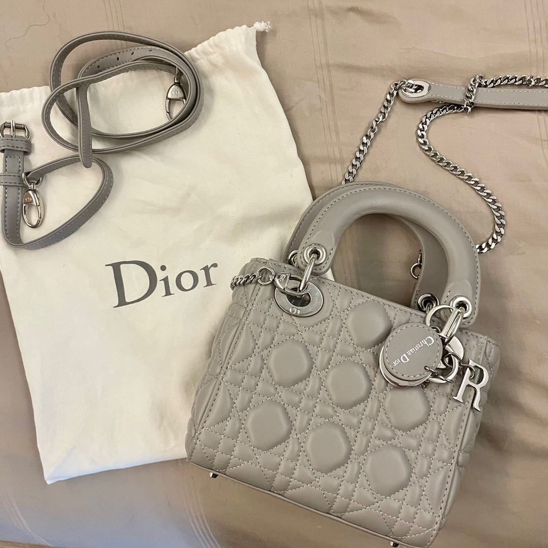 Mini Dior Lady Bag, Luxury, Bags & Wallets on Carousell
