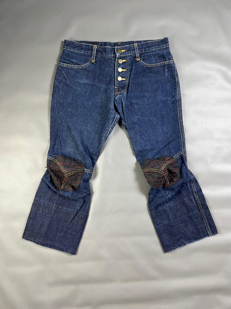 Christopher Nemeth Patched Knee Jeans, Men's Fashion, Bottoms, Jeans on  Carousell