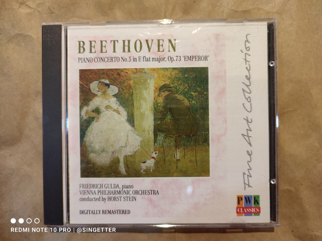 古典(Classical)音樂CD ( BEETHOVEN - Friedrich Gulda), 興趣及遊戲