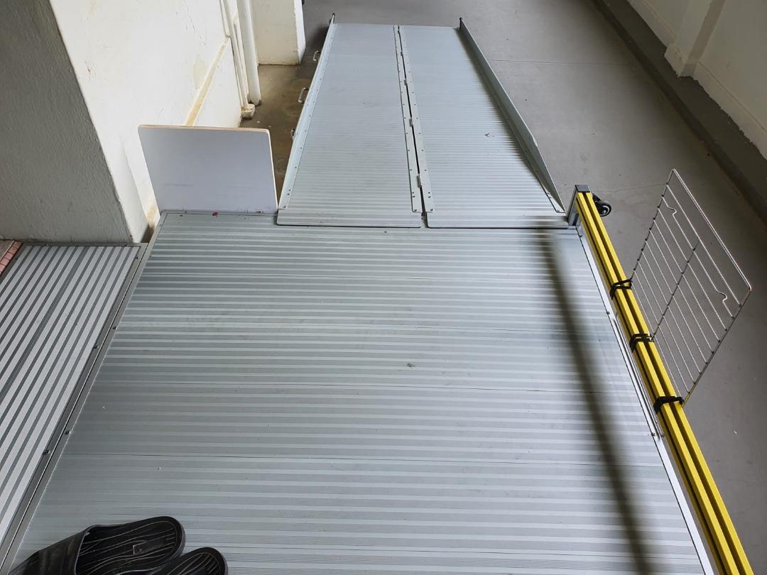 Customised Wheelchair Ramp for HDB Flat, Health & Nutrition, Assistive