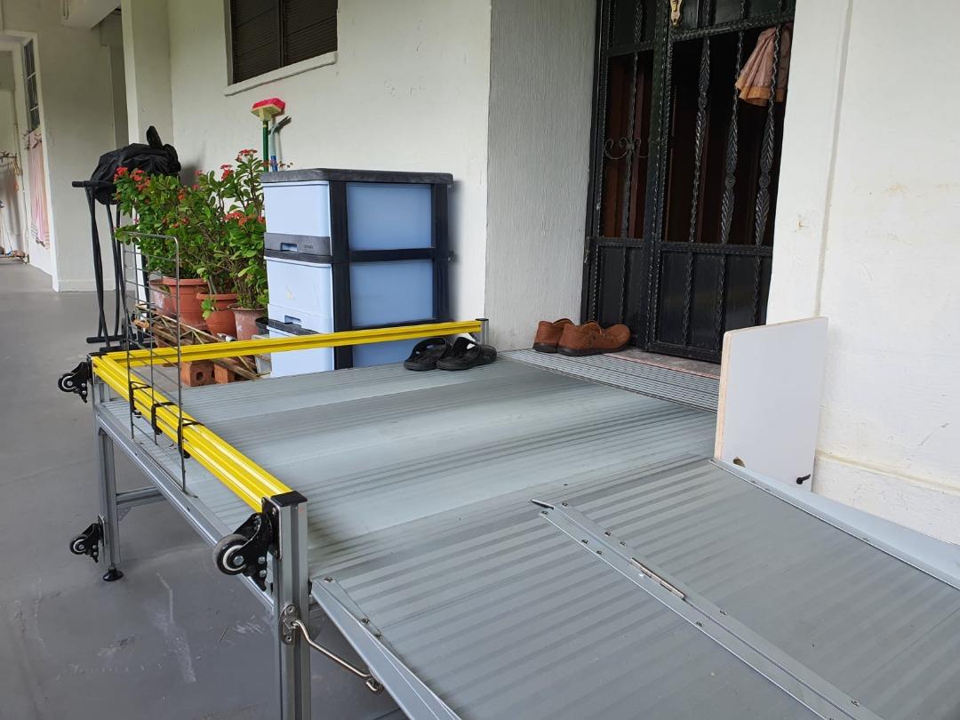 Customised Wheelchair Ramp for HDB Flat, Health & Nutrition, Assistive