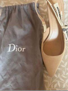 DIOR SLING BACKS SANDALS —selling low excellent condition!!!!! With receipt and box