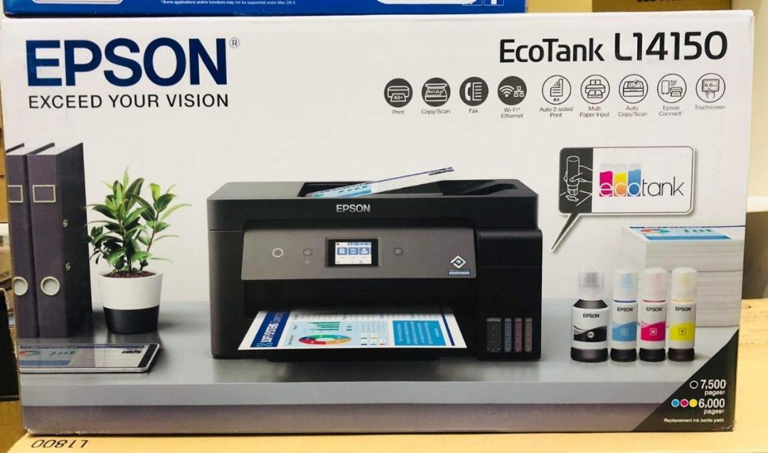Epson Ecotank L14150 A3 Wi Fi Duplex Wide Format All In One Ink Tank Printer Computers And Tech 4283