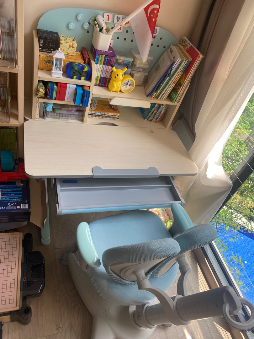 Ergonomic Study Table and Chair Set, Babies & Kids, Baby Nursery & Kids