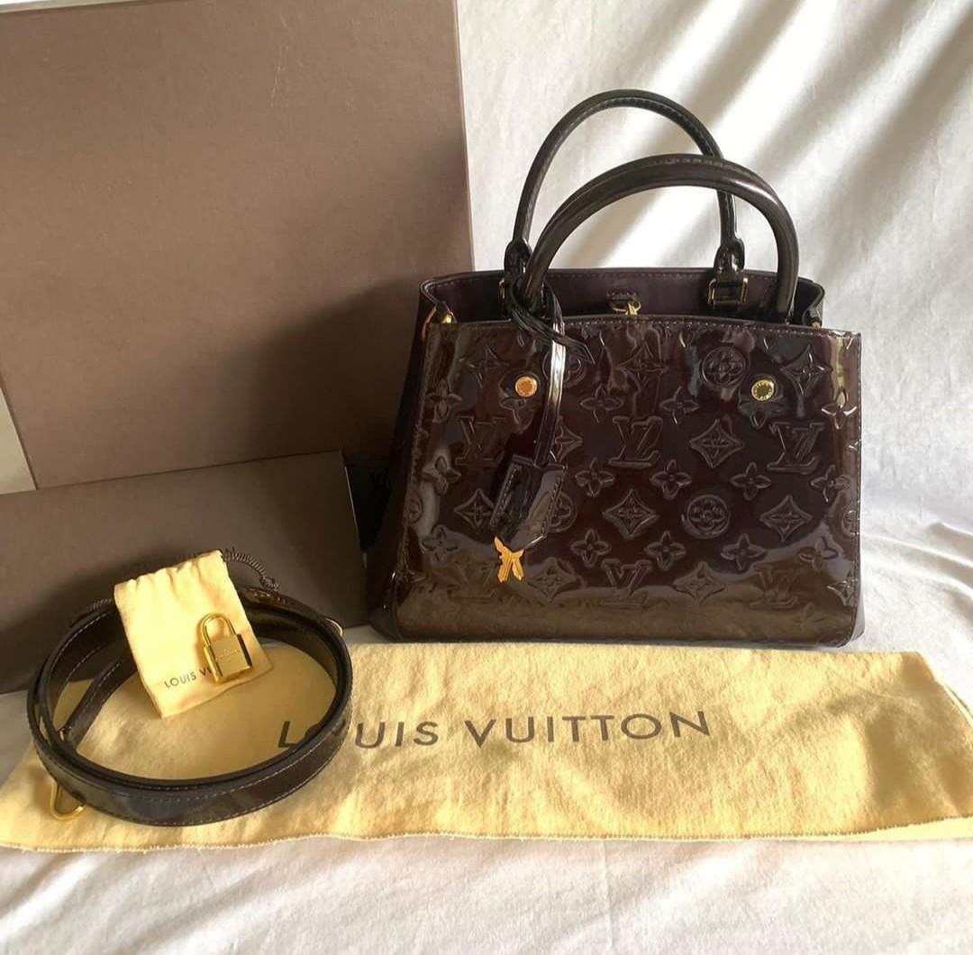 Tas Louis Vuitton montaigne size mini good quality, Barang Mewah, Tas &  Dompet di Carousell