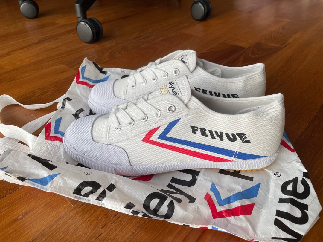 Feiyue FE LO 1920 White Canvas Sneakers for school wushu etc