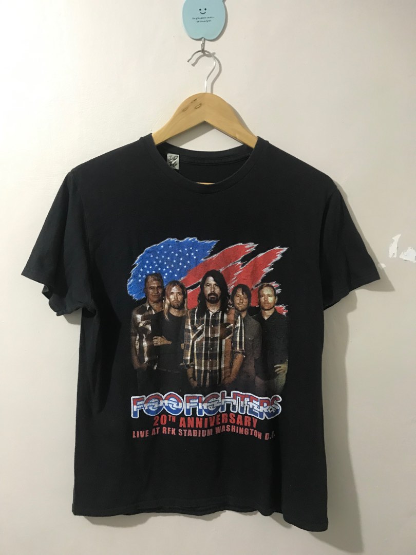 Foo Fighters 20th Anniversary Mens Fashion Tops And Sets Tshirts And Polo Shirts On Carousell 