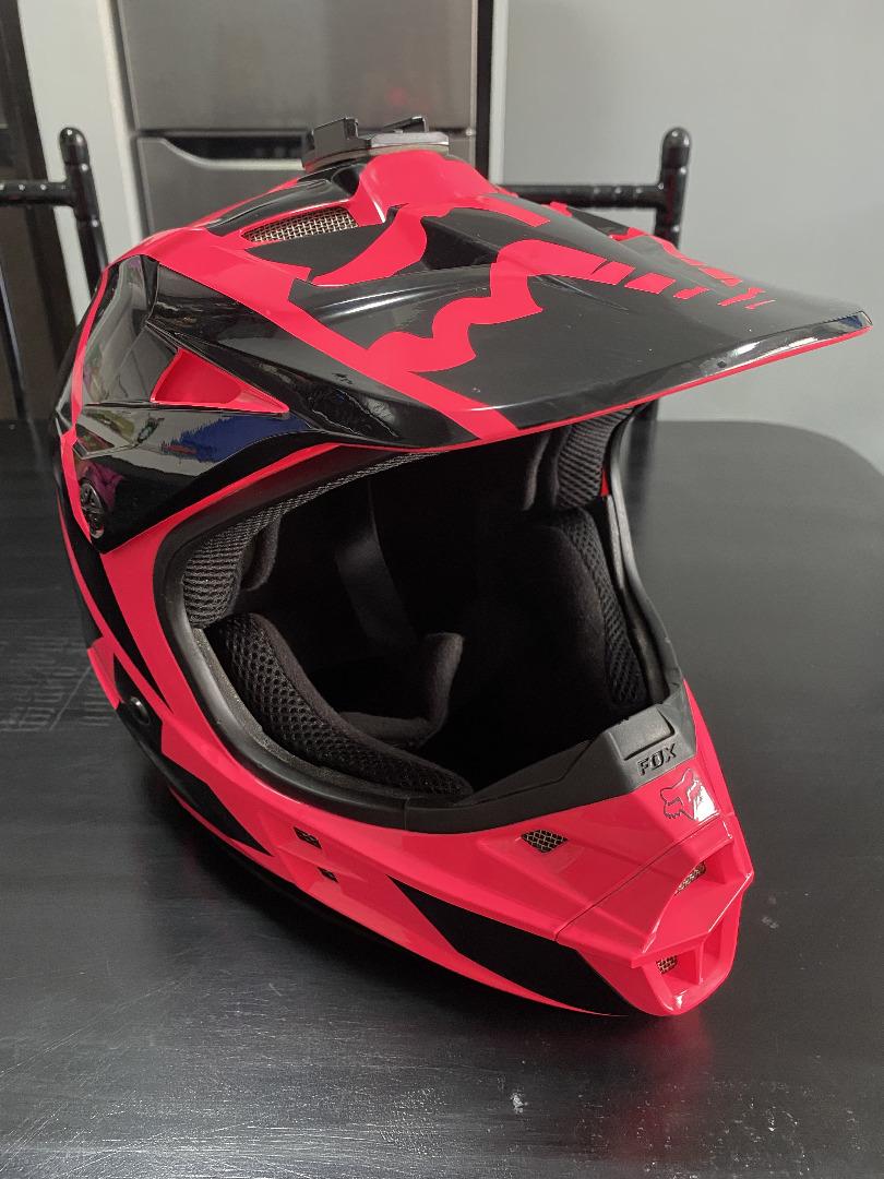 Hot pink hot sale fox helmet