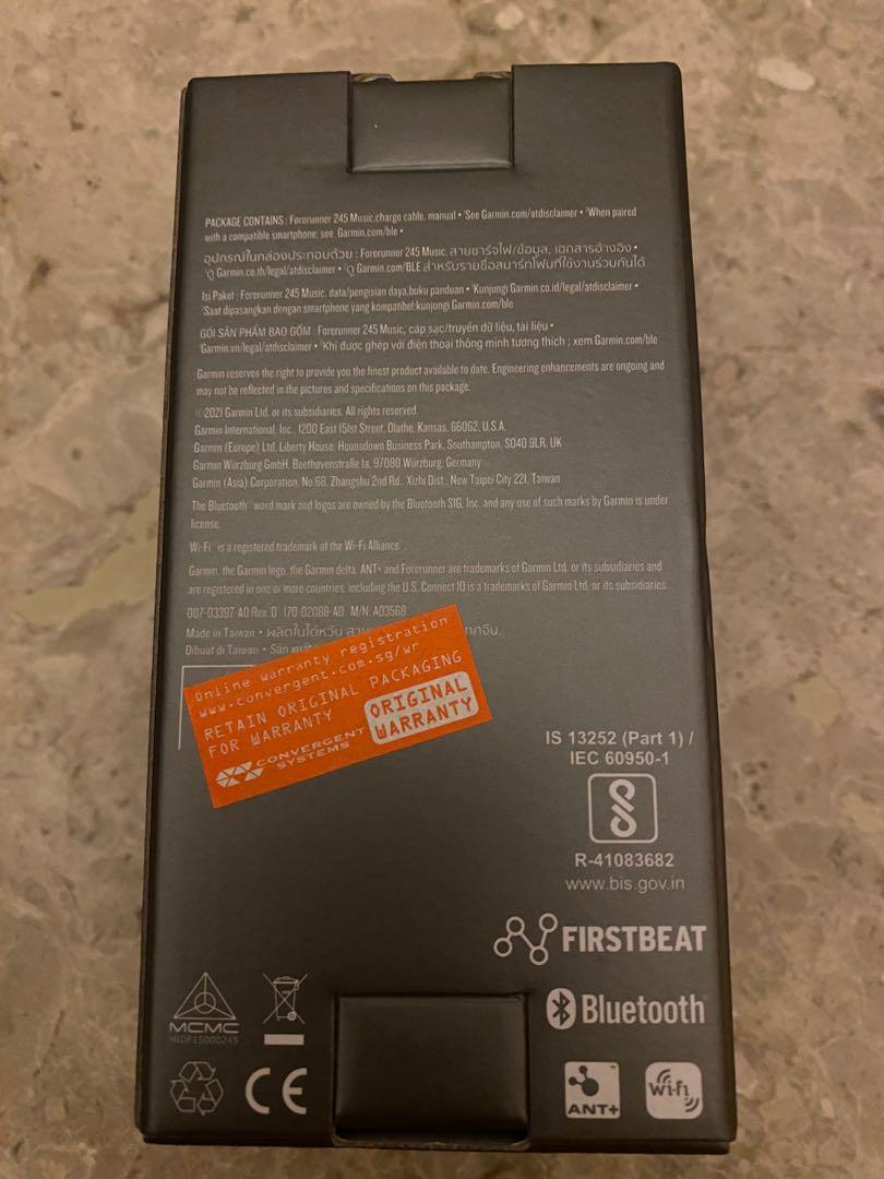 Garmin Forerunner 245 Music Brand New BNIB Mobile Phones
