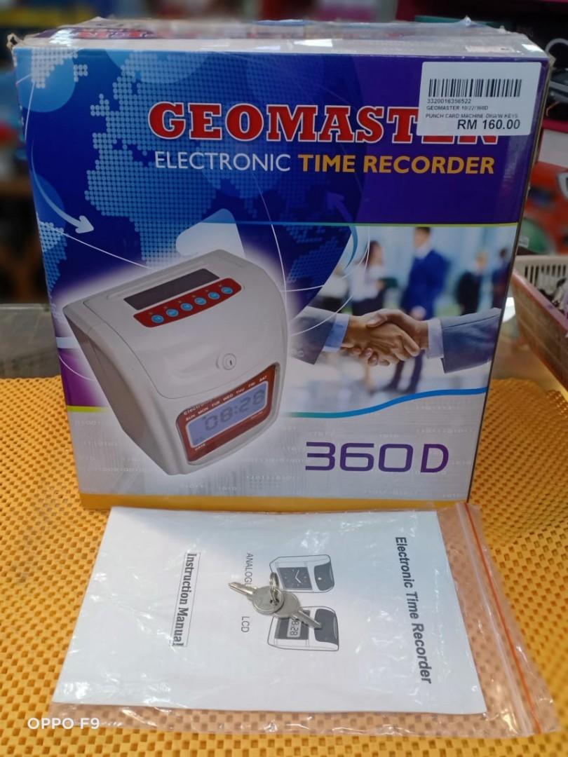 Geomaster Punch Card Machine, Hobbies & Toys, Stationery & Craft