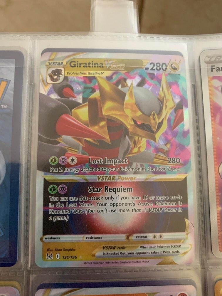 Ultra Rare Holofoil Giratina VSTAR 131/196 - Pokemon Lost Origin Ultra Rare  Holo Card - Near Mint Giratina Lost Abyss