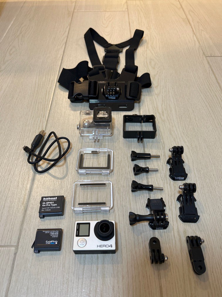 GoPro HERO4 シルバー ゴープロアクセサリー多数あり - ビデオカメラ
