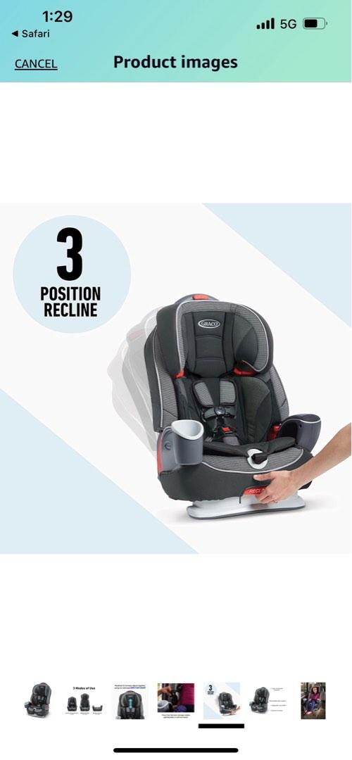 Graco Nautilus 65 LX 3in1 Harness Booster Car Seat, Babies & Kids