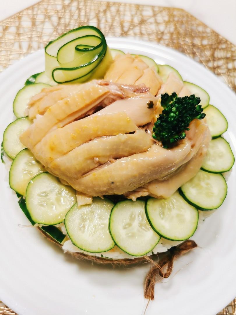 Hainanese chicken rice cake, Food & Drinks, Homemade Bakes on Carousell