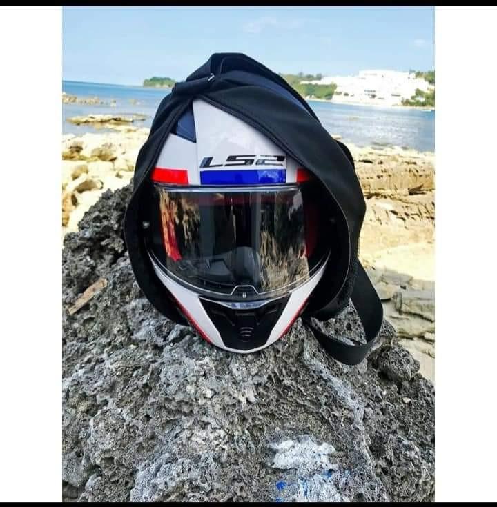 HELMET BAG PLAIN BLACK, Men's Fashion, Bags, Sling Bags on Carousell