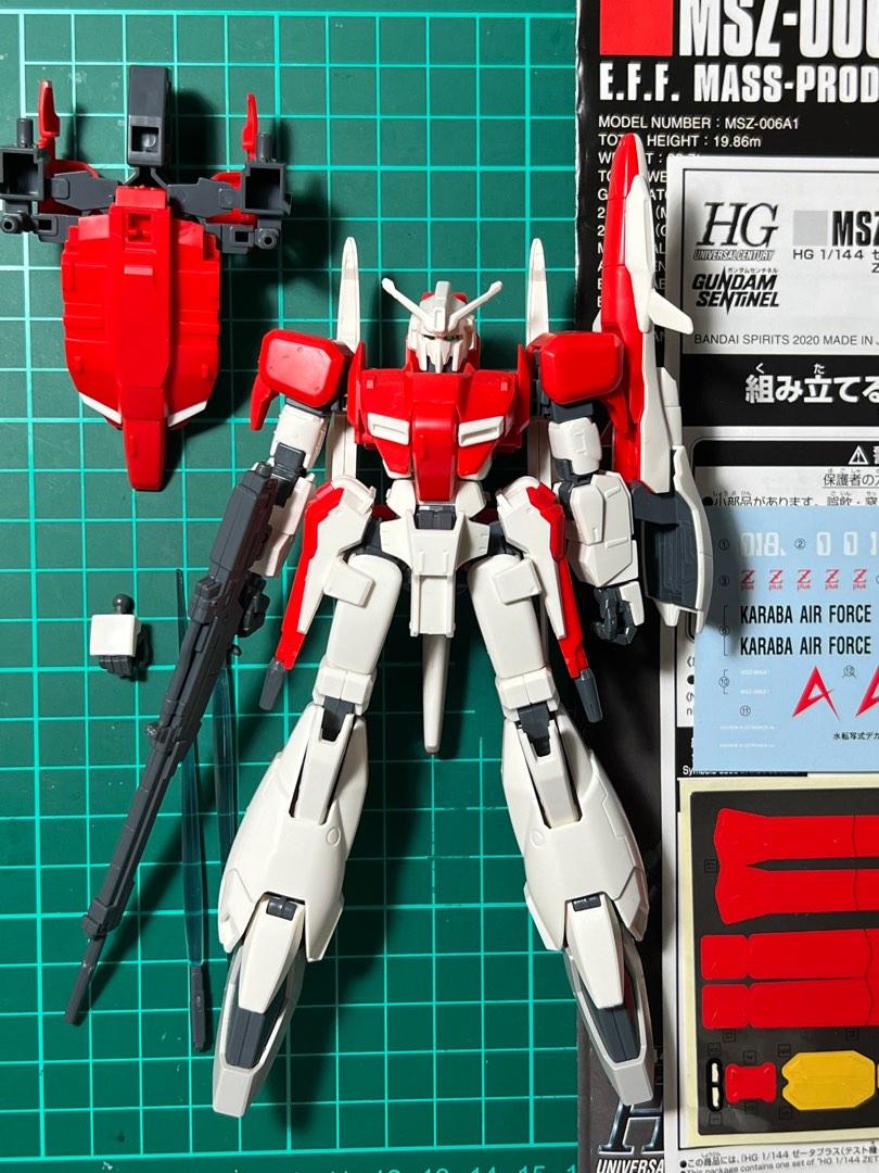 素組HG PB 魂限MSZ-006A1 Zeta Plus Test Image Color Z-plus A1 高達 