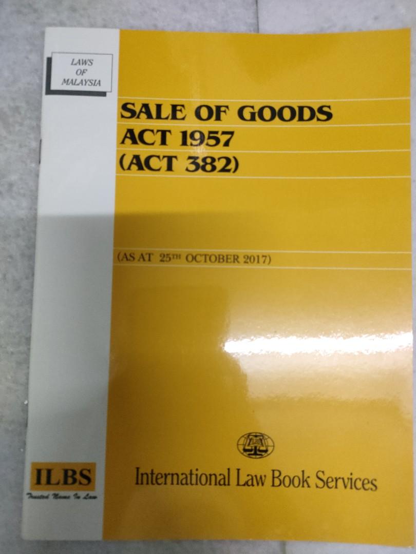 Hire Purchase Act 1967, Sale of Goods Act 1957, Contracts Act 1950, Partnership Act 1961