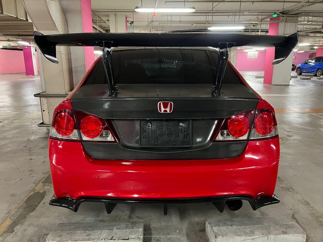 Honda Civic Type R FD2R FD1 FD2 FD4 Rear Bumper Cf Boot Varis
