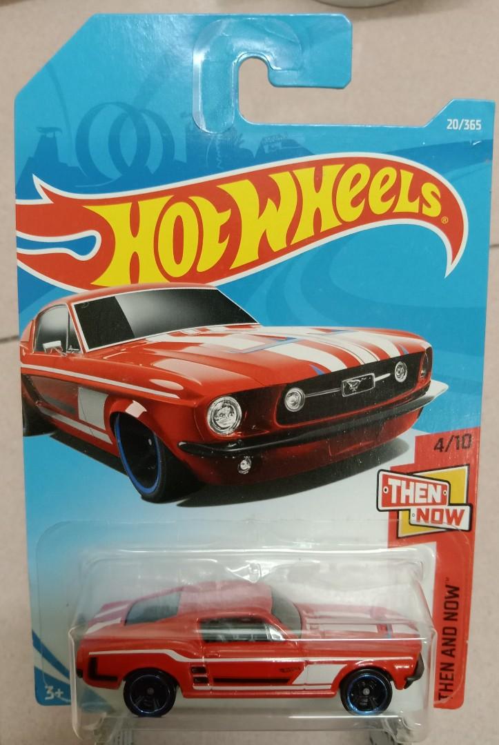 Hot wheels 67 mustang then and now online
