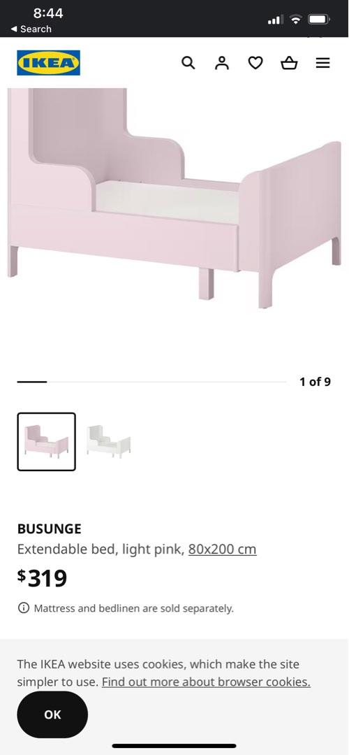 IKEA bed , Furniture & Home Living, Furniture, Bed Frames & Mattresses