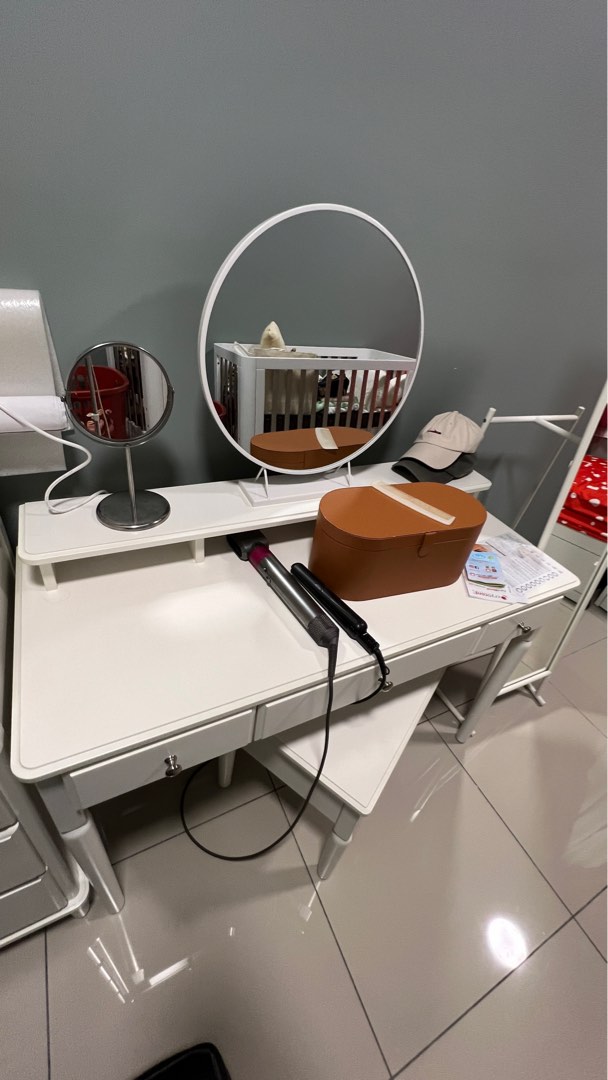 IKEA dressing table & storage stool to let go, Furniture & Home Living