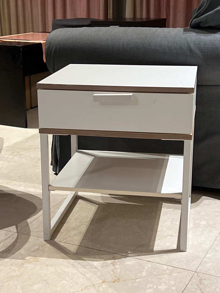 IKEA TRYSIL Bedside Table White, Furniture & Home Living, Furniture