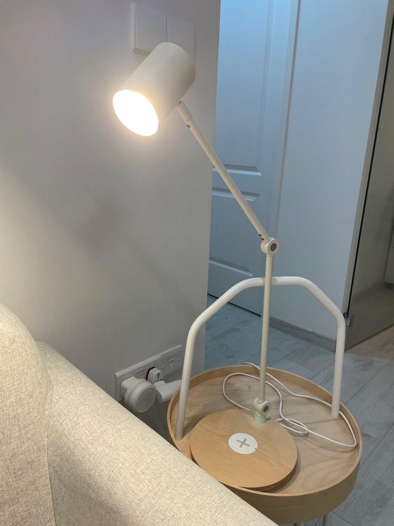 IKEA Work lamp with wireless charging, Furniture & Home Living