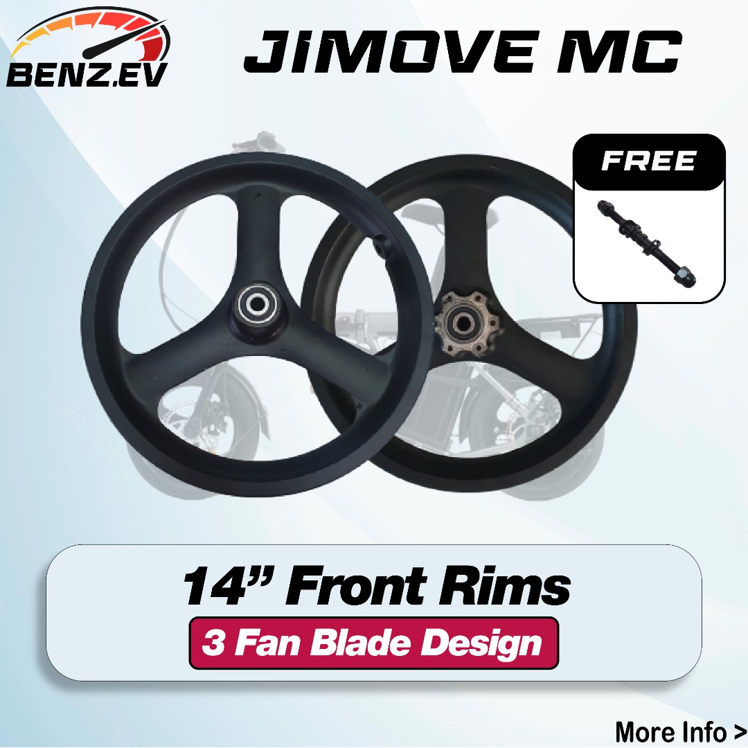 *IN STOCK* 14" Inch Front Rims Wheel. *80mm & 60mm* Ji Move MC/LC, Eco