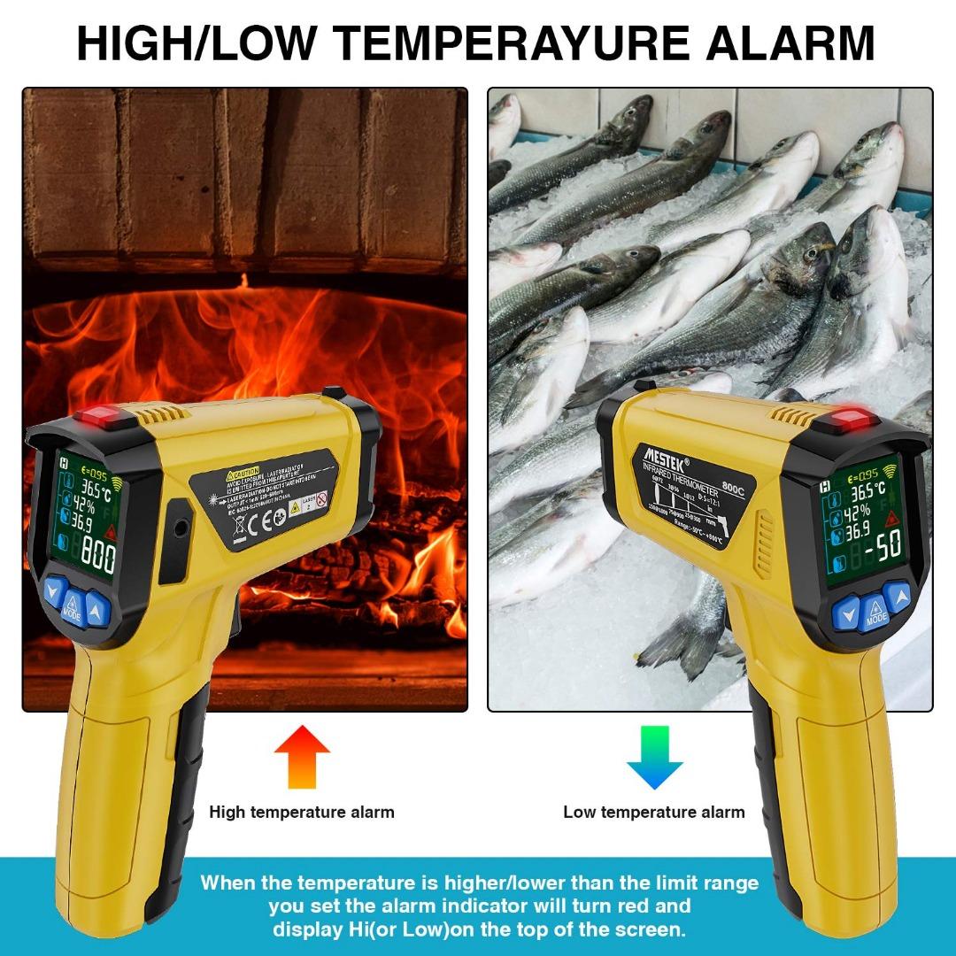 Infrarood Thermometer Digitale Laser Temperatuur Pistool MESTEK IR