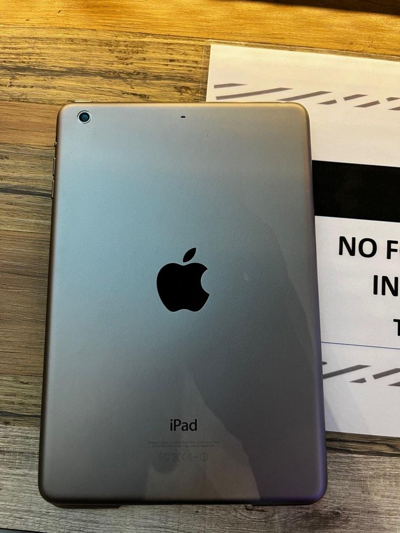 iPad Mini 2 (Category: iPad) located in Singapore. Submitted by zephyrzest (Listing ID 1193314831, Image 1). Description: Negotiable, 32gb ipad mini 2. Still works very well, only supported up till ios 12.5.6, most apps supported. What you see is what u get. No lowball. Comes with case and charger .