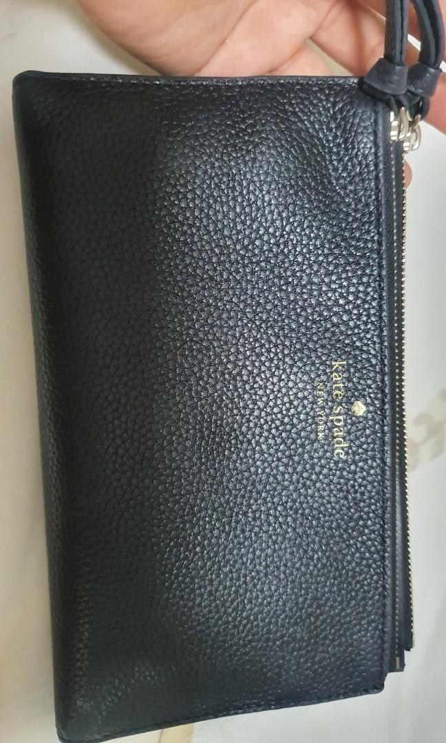 Kate spade mulberry street malea black wallet Luxury Bags Wallets on Carousell
