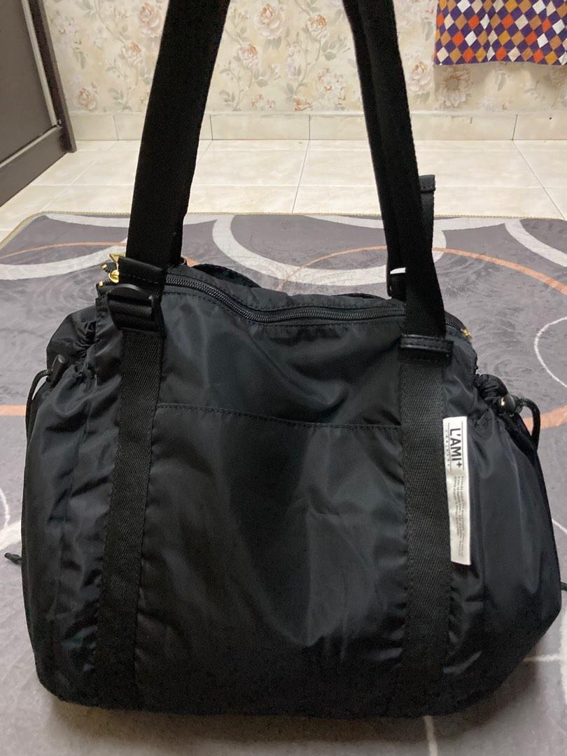 Stylish LAMI Plus nylon travel backpack 2 way / gym duffle bag, Men's ...