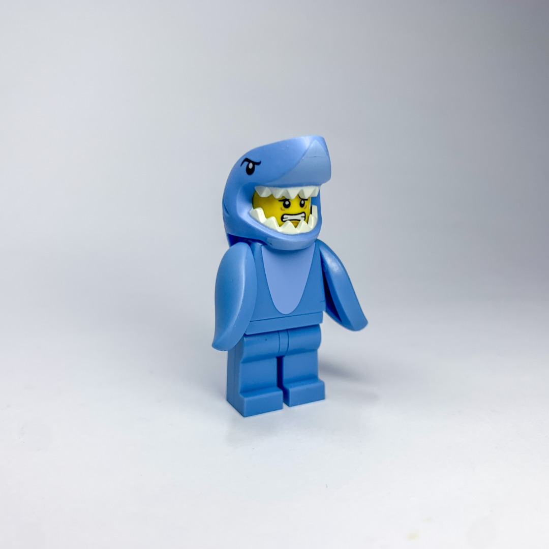 Lego Shark Suit Guy, Series 15, Hobbies & Toys, Toys & Games on Carousell